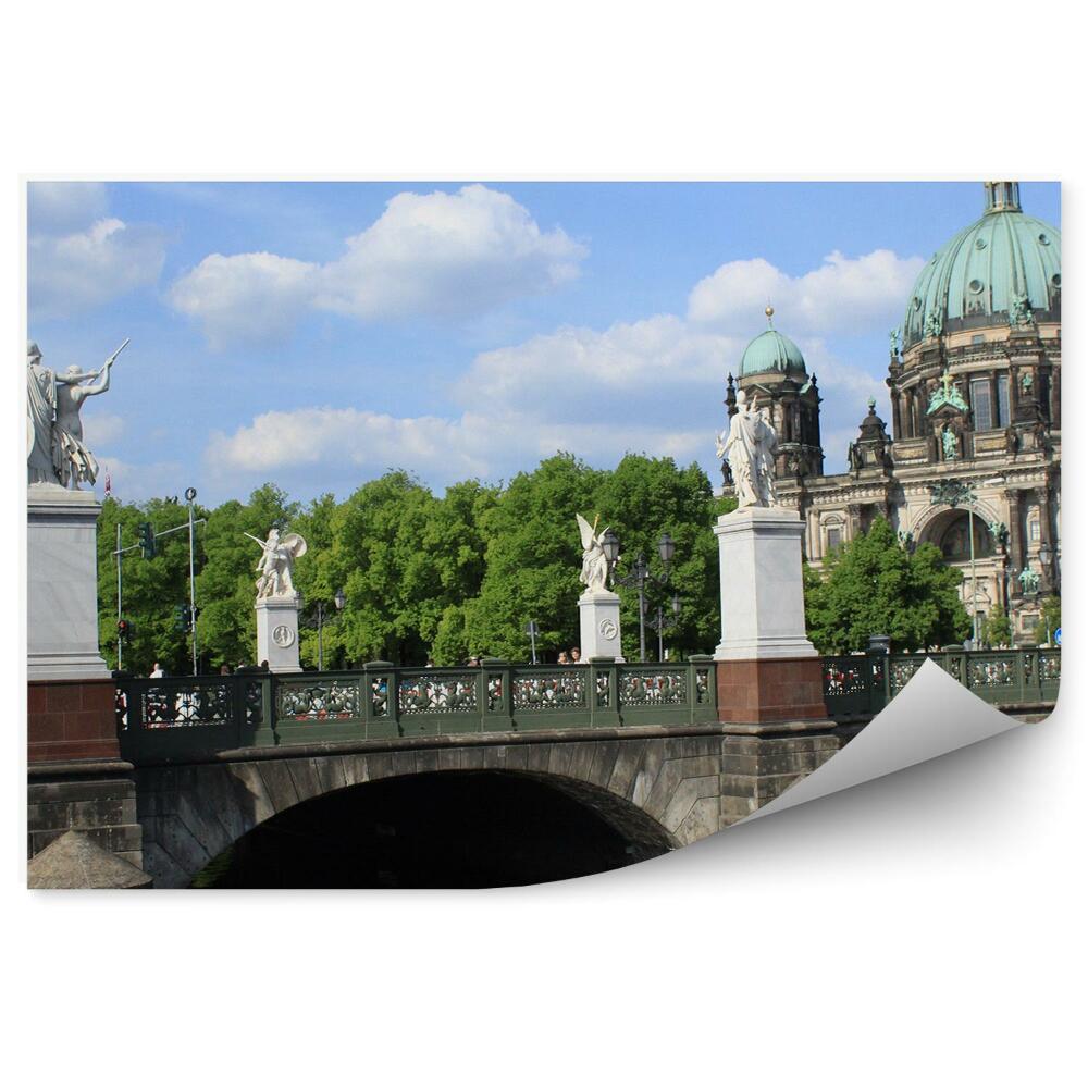 Fototapeta most pałacowy Berlin katedra