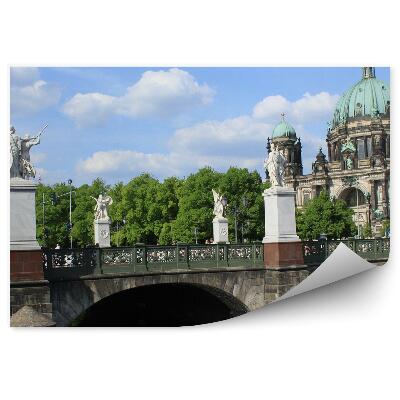 Fototapeta most pałacowy Berlin katedra