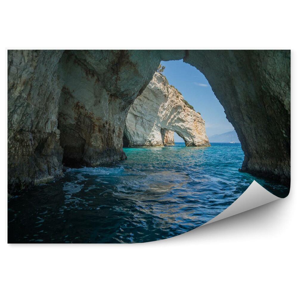 Fototapeta Niebieskie jaskinie zakinthos grecja
