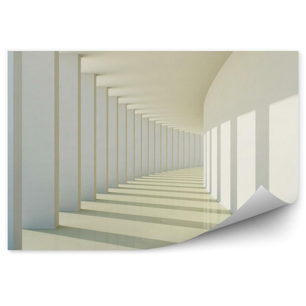 Fototapeta 3d abstrakcyjny korytarz