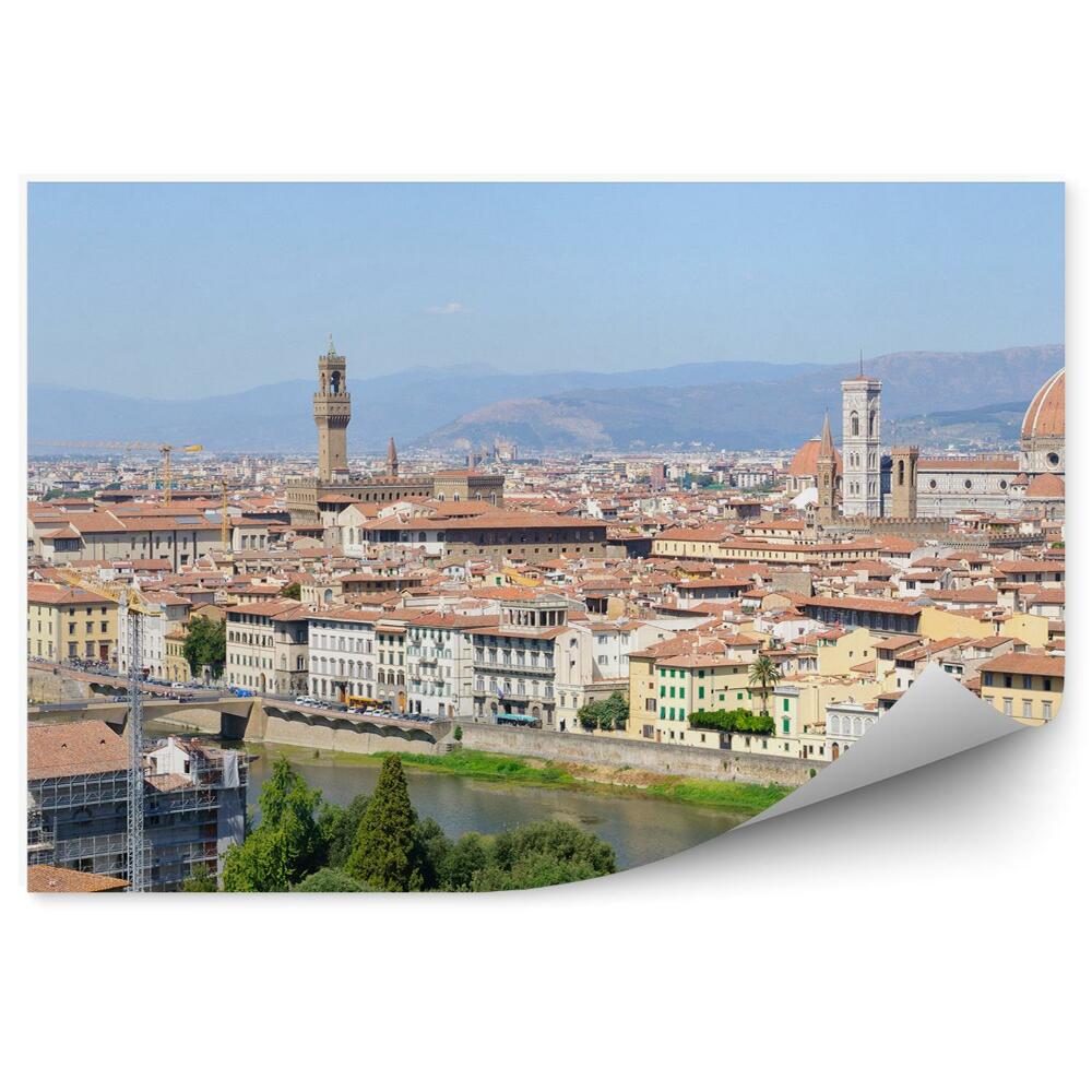 Fototapeta na ścianę widok z lotu ptaka Florencja katedra Santa Maria del Fiore budynki