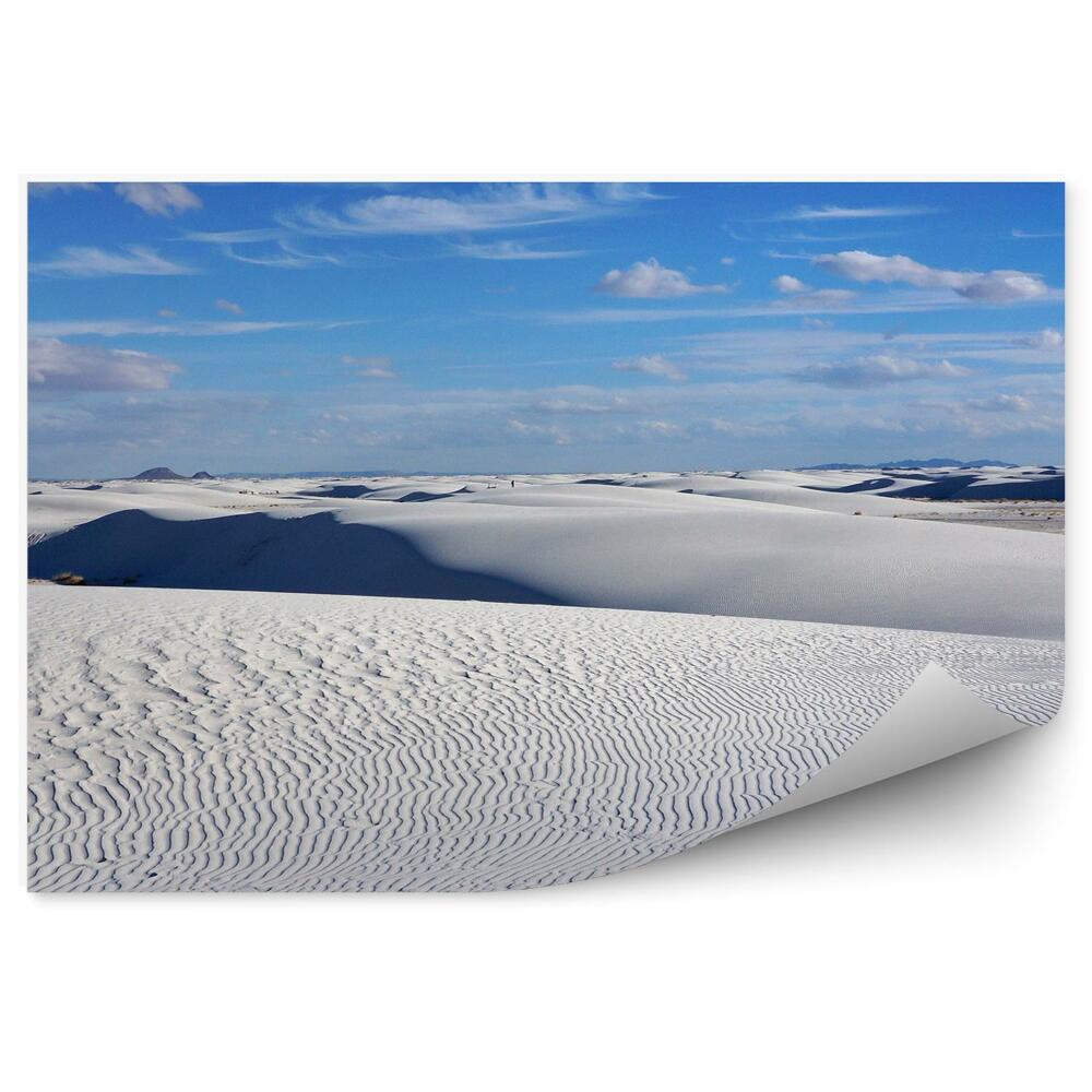 Okleina ścienna Park narodowy biały piasek meksyk