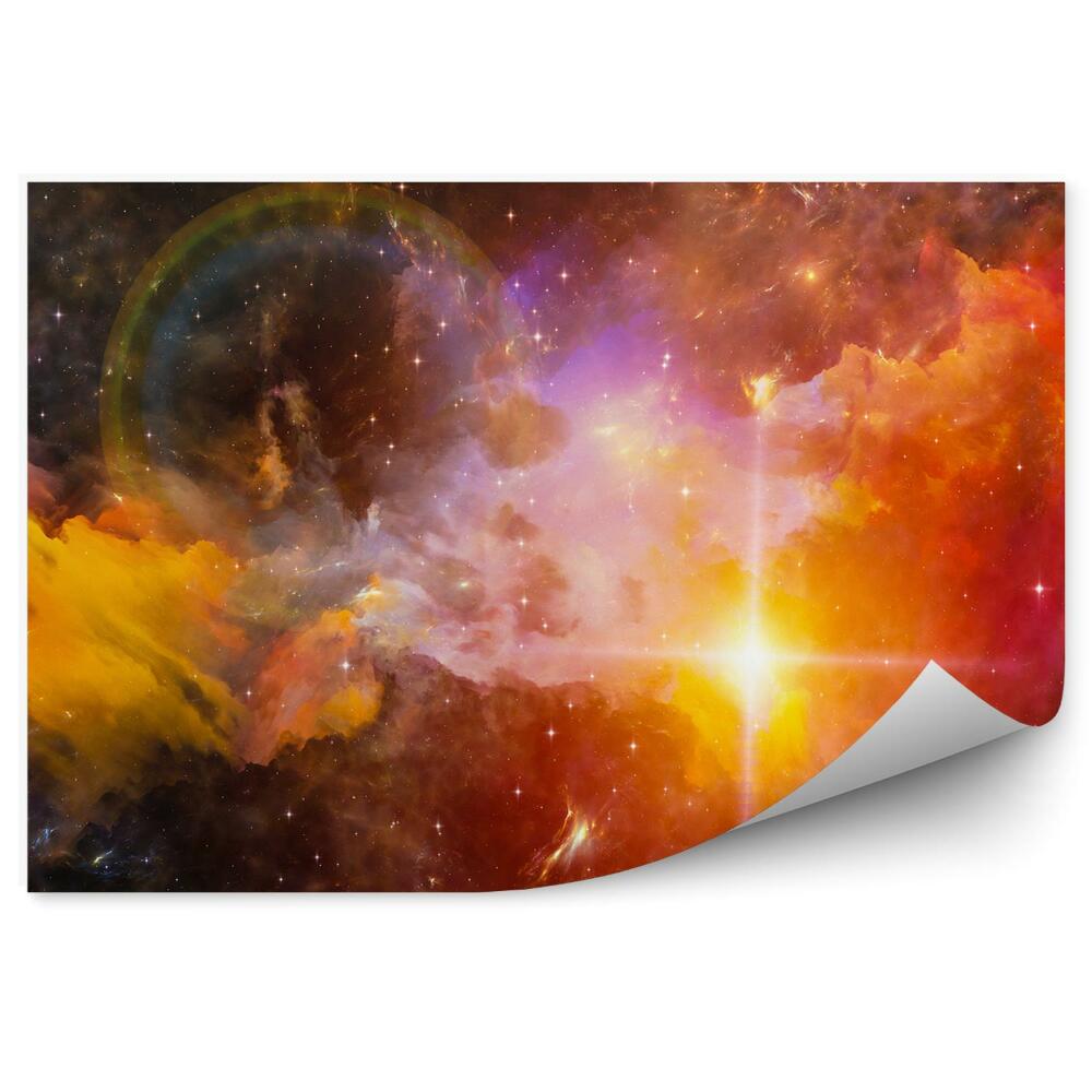 Fototapeta Mgławica gwiazdy chmury gazy pyły świetlne