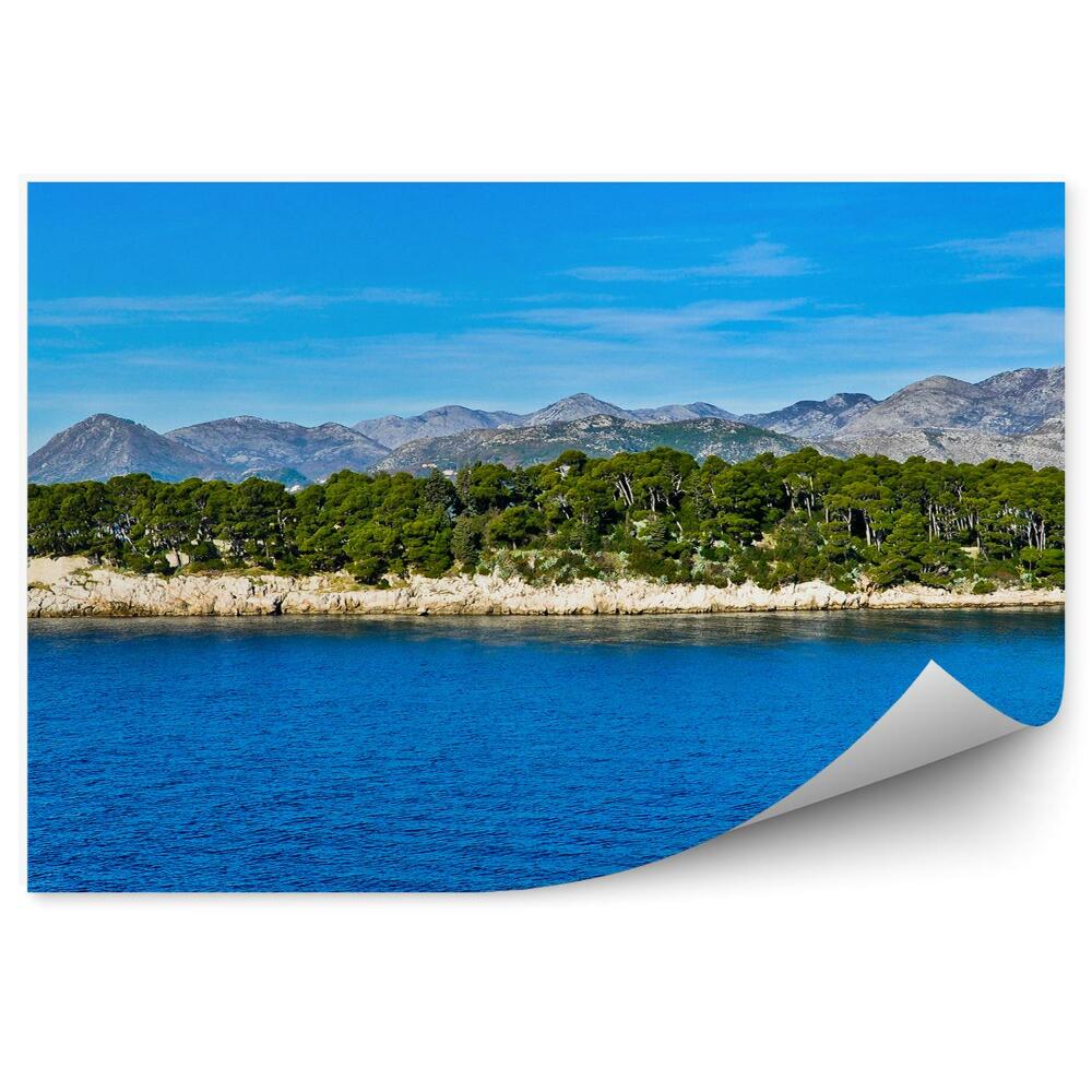 Fototapeta na ścianę Wyspa Dubrownik zieleń woda krajobraz