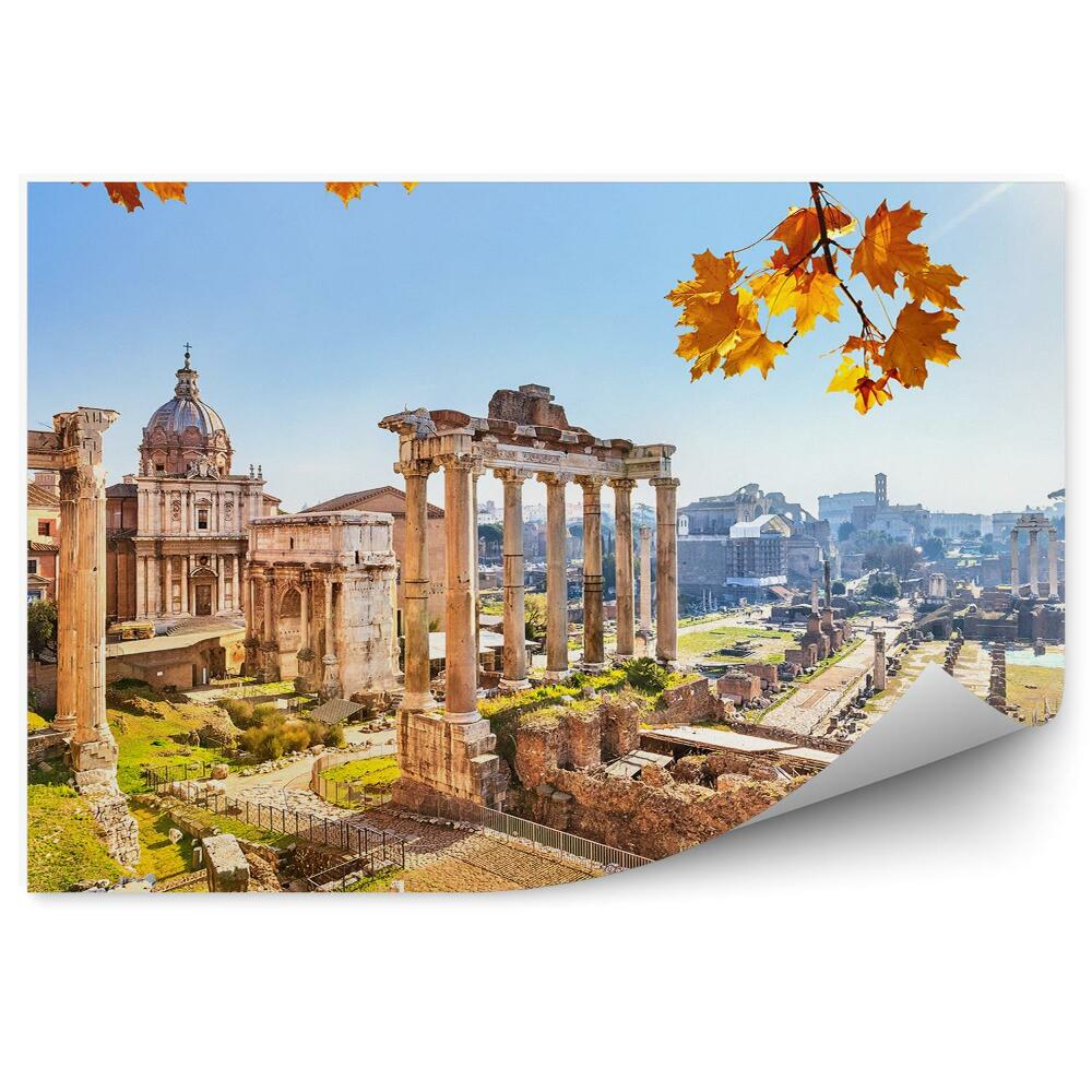 Okleina na ścianę Jesienny widok ruin rzymskich