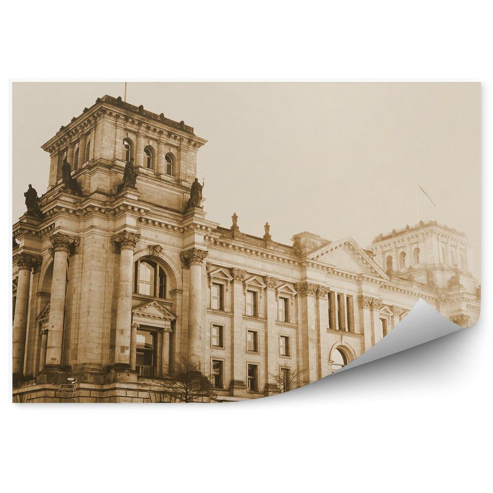Fototapeta parlament Berlin retro