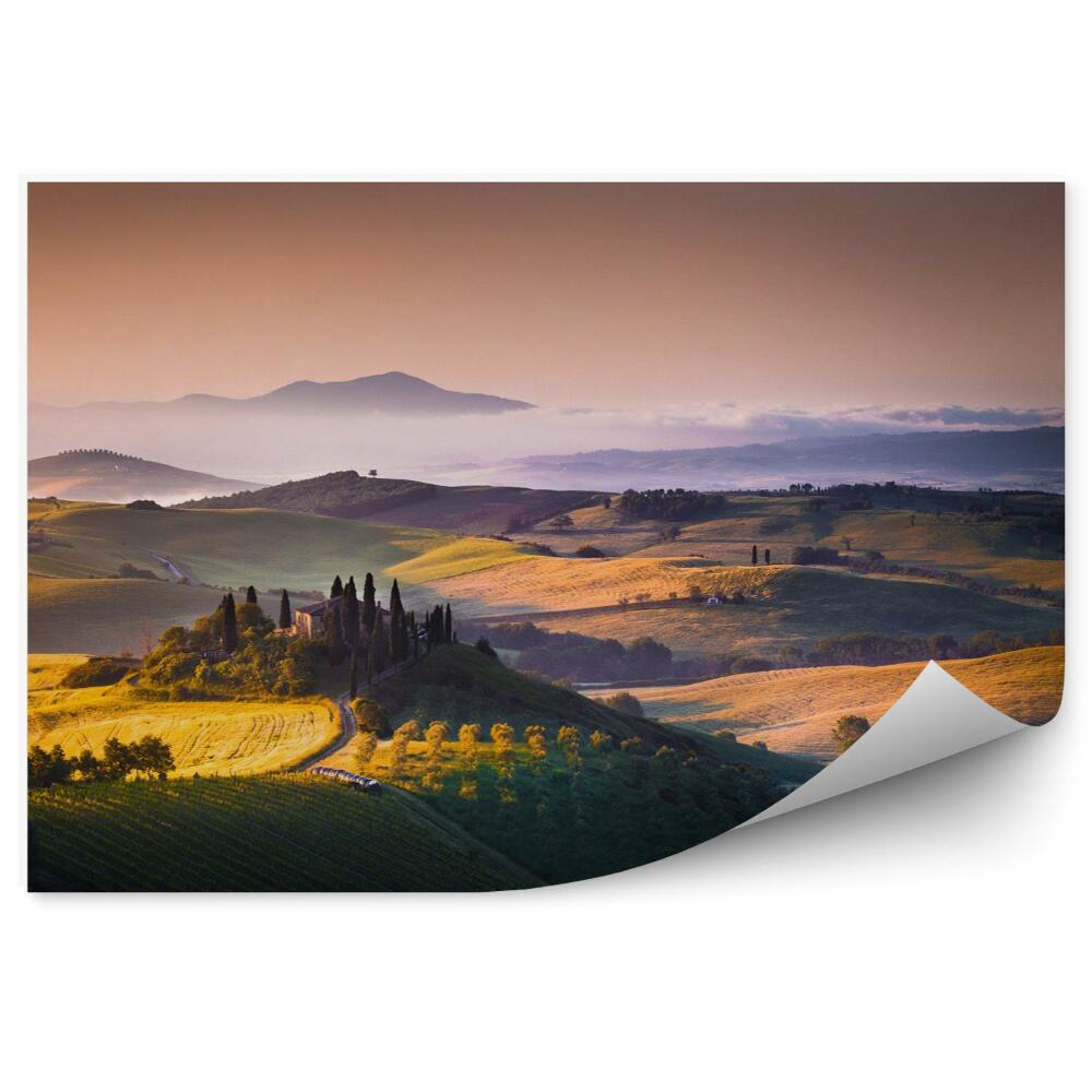 Fototapeta Toskania panorama