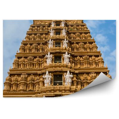 Fototapeta Hinduizm indie świątynia rzeźby niebo