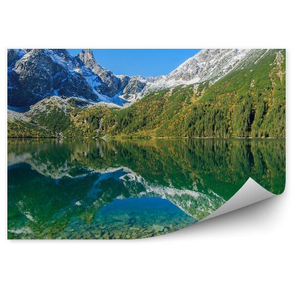 Fototapeta na ścianę Kamienie w jeziorze Morskie Oko krajobraz górski