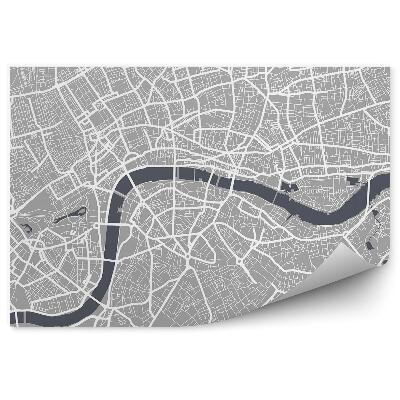 Fototapeta na ścianę Londyn plan miasta mapa