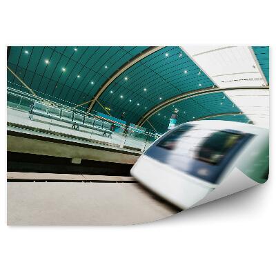 Fotopeta Pociąg ruch jazda stacja transport