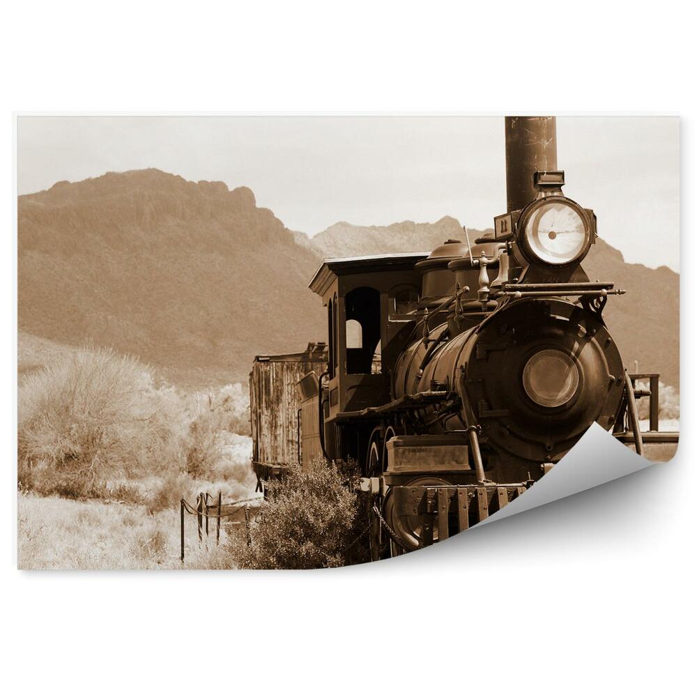 Fotopeta Antyczny pociąg usa wzgórza