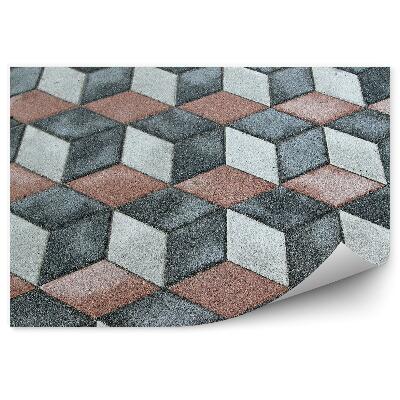 Okleina na ścianę Kostka wzór