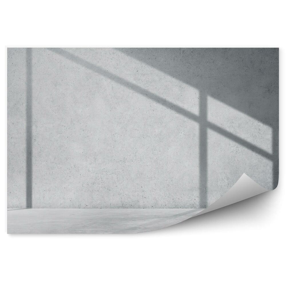Fototapeta samoprzylepna Betonowy pokój z widocznym cieniem