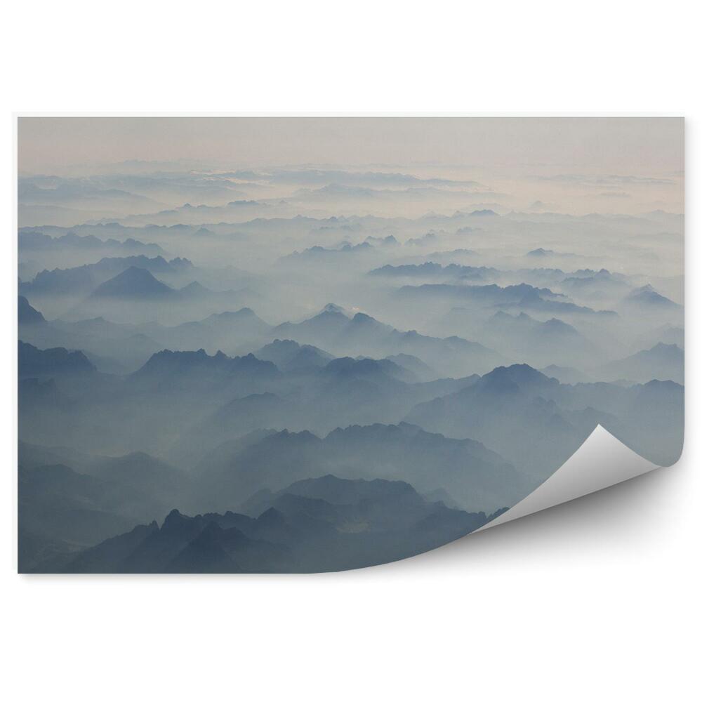 Okleina na ścianę Góry mgła niebo
