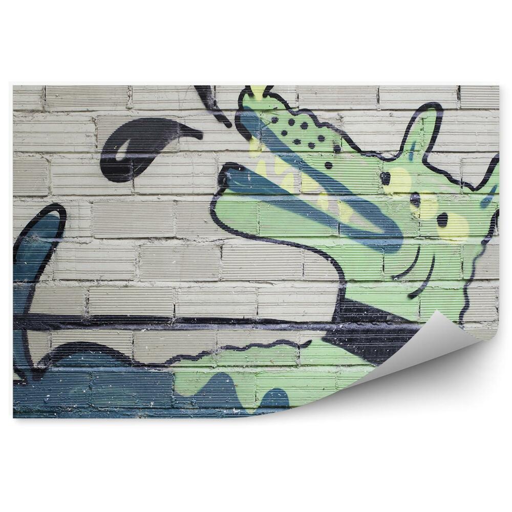 Okleina na ścianę Graffiti pies