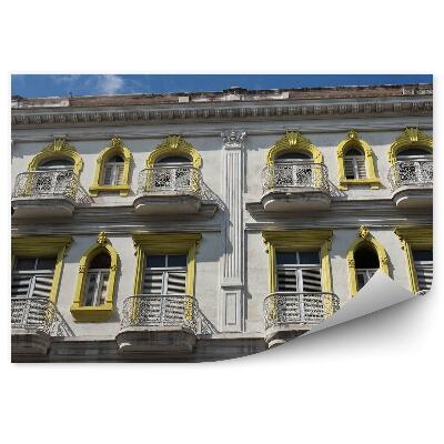 Okleina ścienna Kolonialna elewacja stara hawana architektura