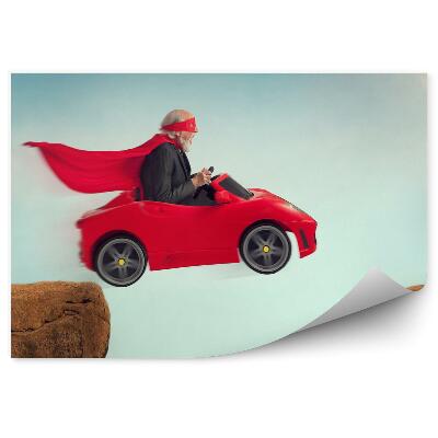 Okleina ścienna Ekstremalna jazda super bohater