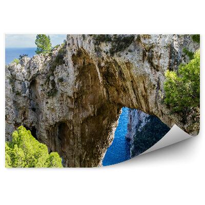 Fototapeta Wyspa capari włochy skały wzgórza natura