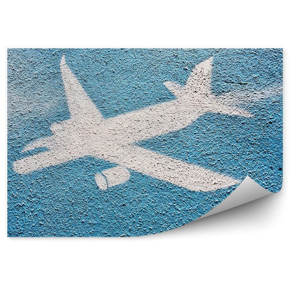 Okleina na ścianę Graffiti samolot