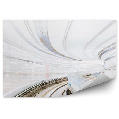 Okleina na ścianę Ruch japoński tunel kolejowy