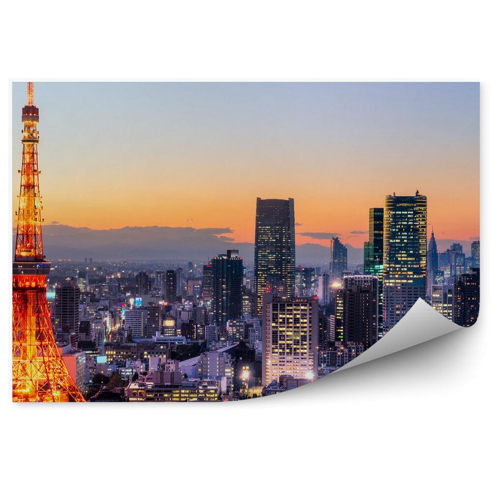 Fototapeta Tokio tower miasto panorama
