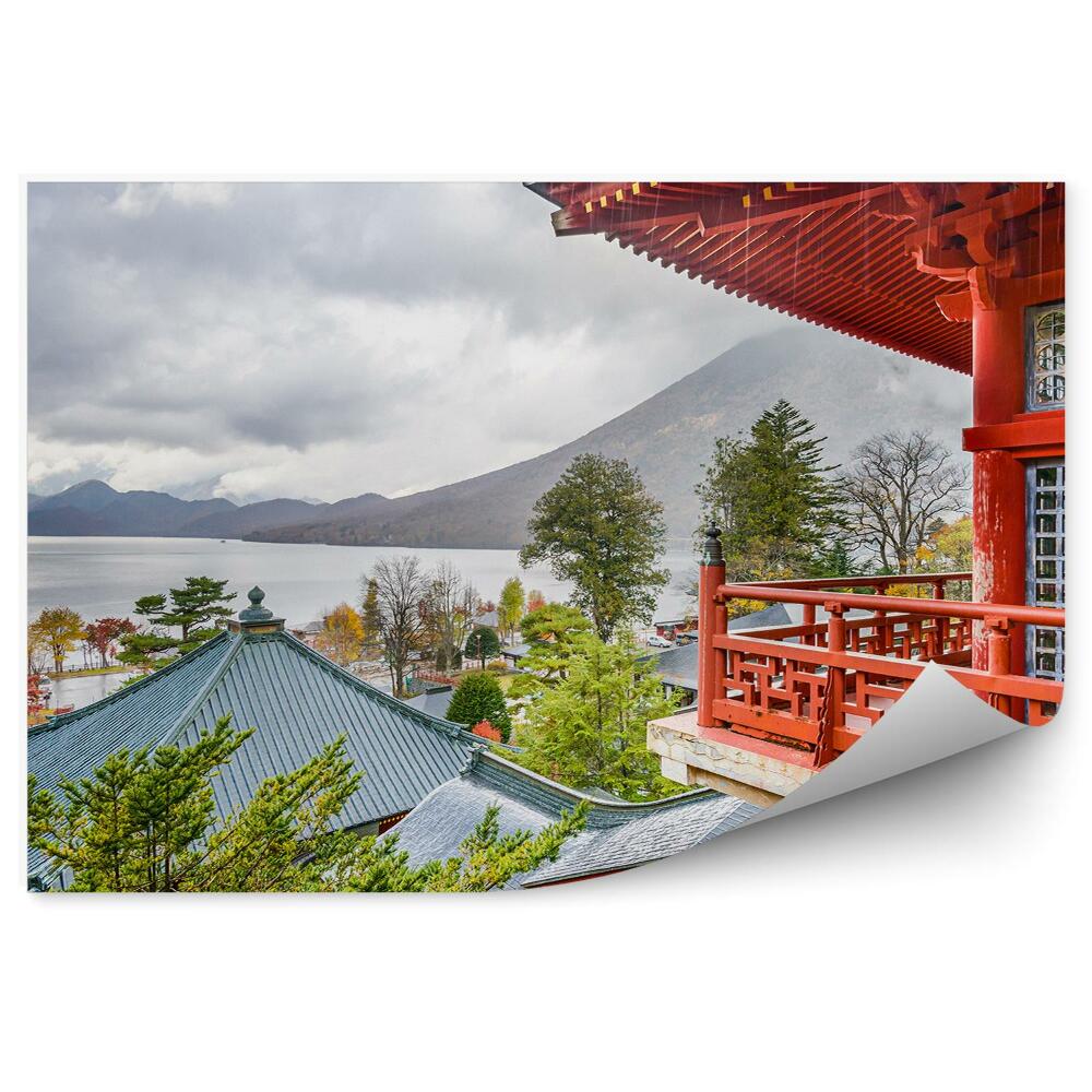 Fototapeta Nikko woda budynki architektura góry japonia