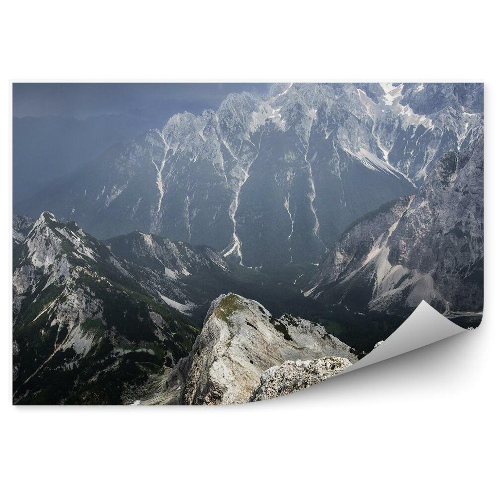 Okleina na ścianę Burza alpy julijskich góry