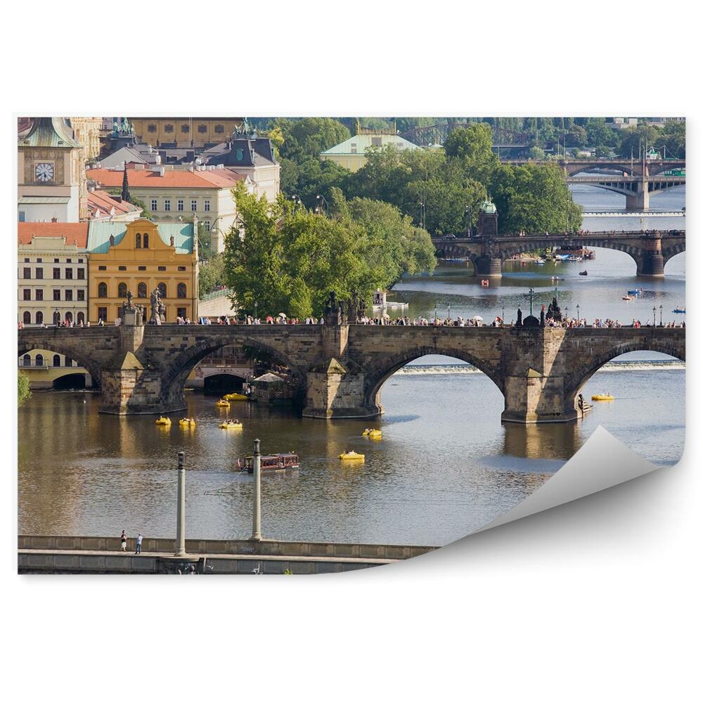 Fototapeta samoprzylepna Praga mosty krajobraz architektura