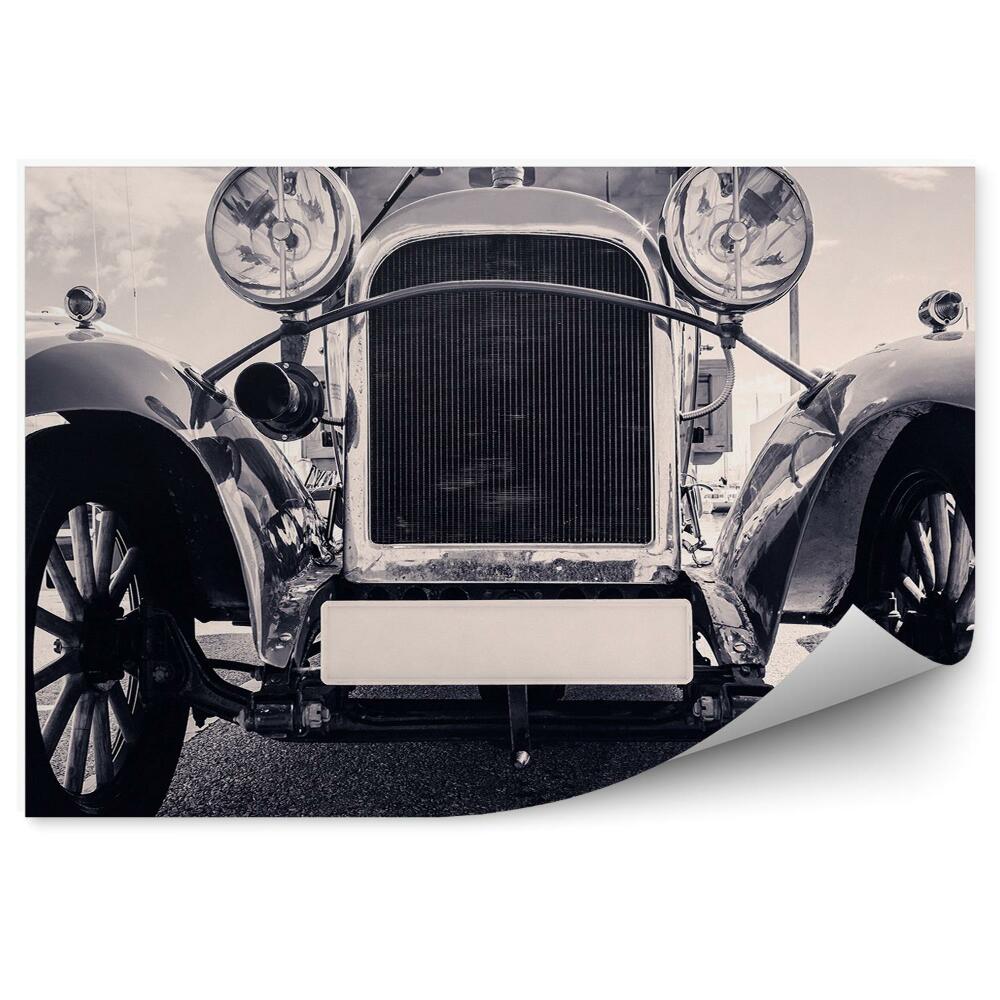 Fototapeta na ścianę Widok z przodu klasyczny automobil