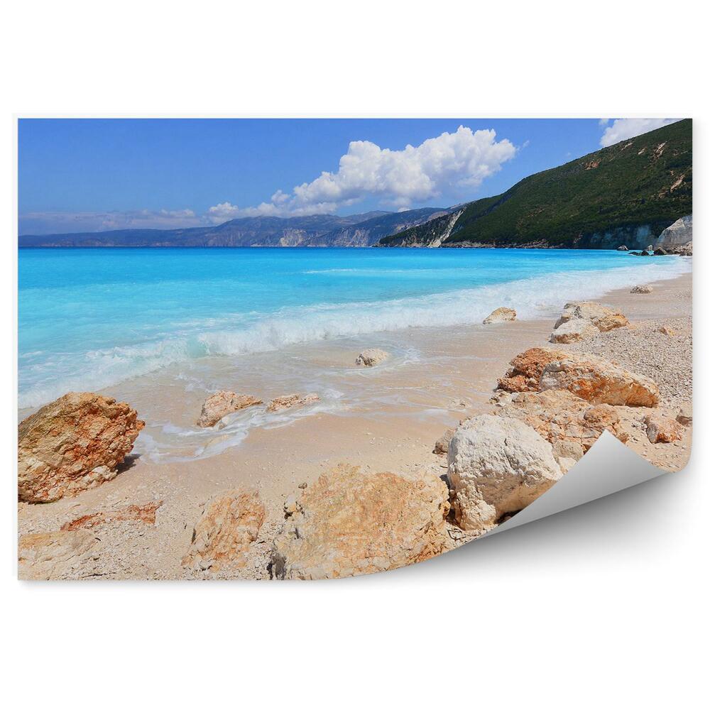 Fototapeta na ścianę Krajobraz wyspy błękitna woda piasek