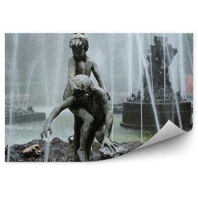 Okleina na ścianę fontanna Palermo Sycylia