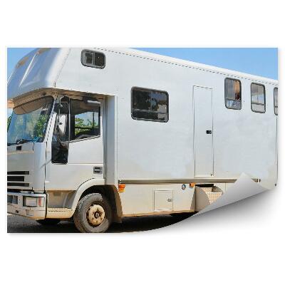 Fototapeta na ścianę Pojazd do przewozu koni