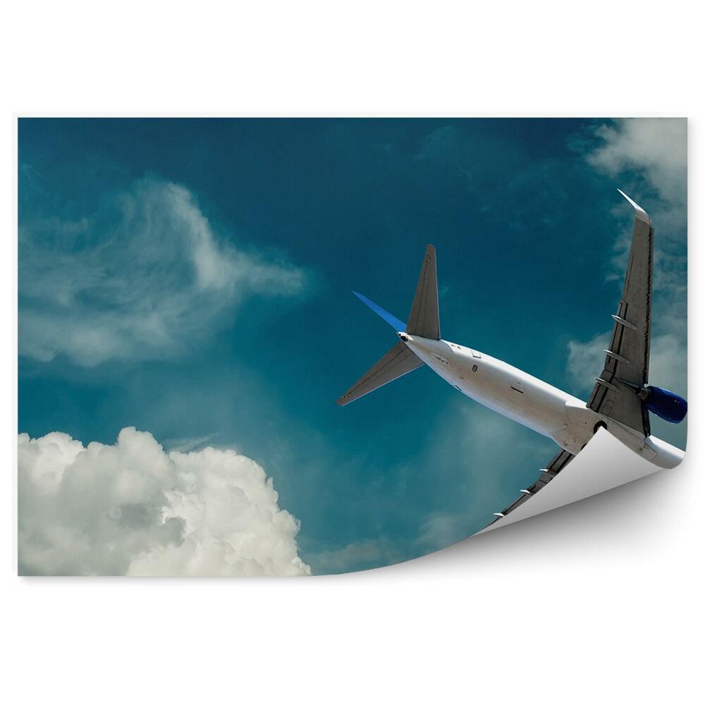 Fotopeta Samolot niebo chmury perspektywa