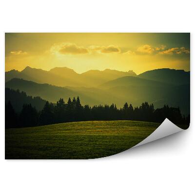 Fototapeta Malownicze góry polana