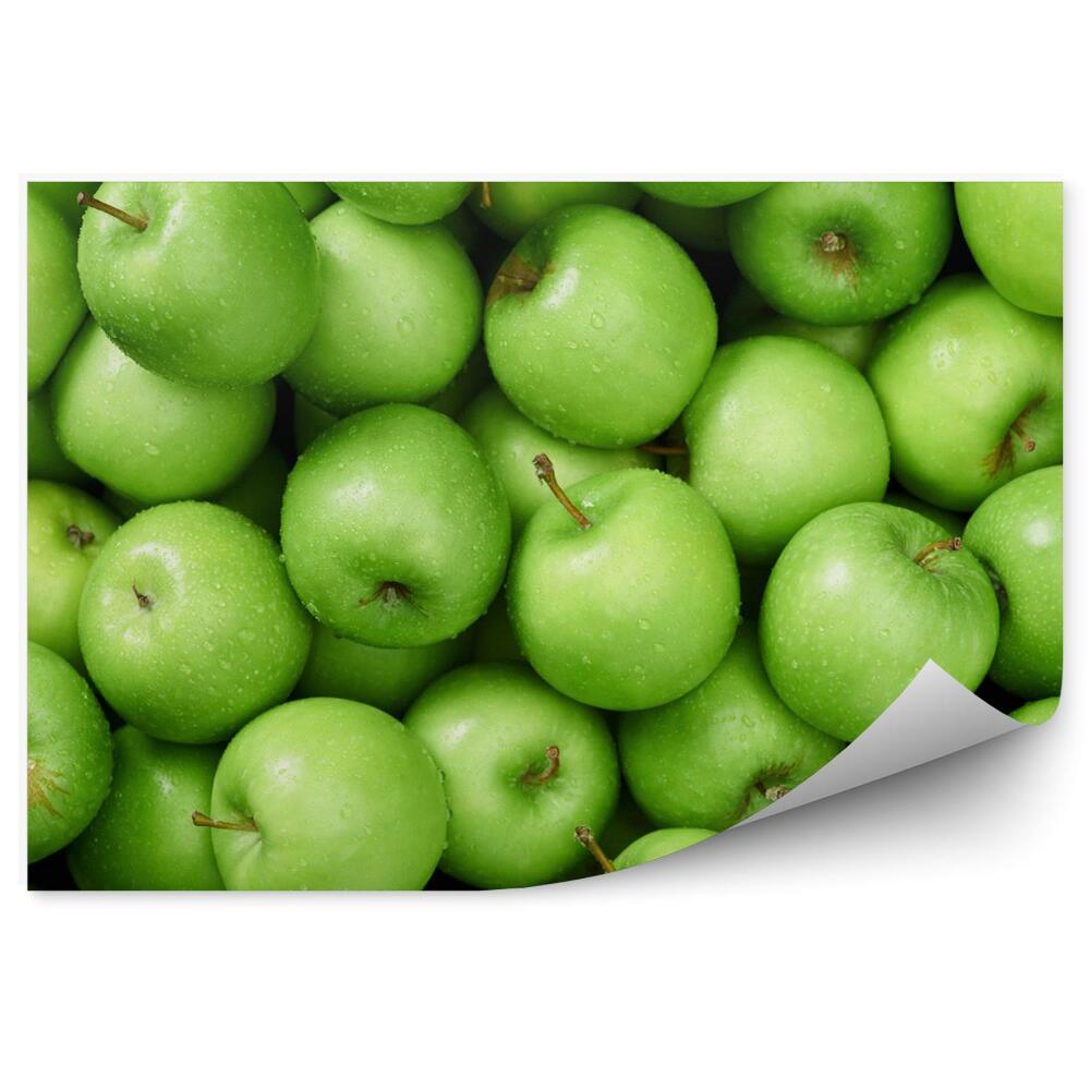 Fototapeta Zielone jabłka