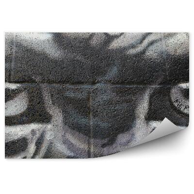 Okleina na ścianę Małpie oczy graffiti