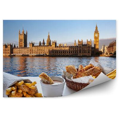 Fototapeta Big ben londyn jedzenie widok rzeka