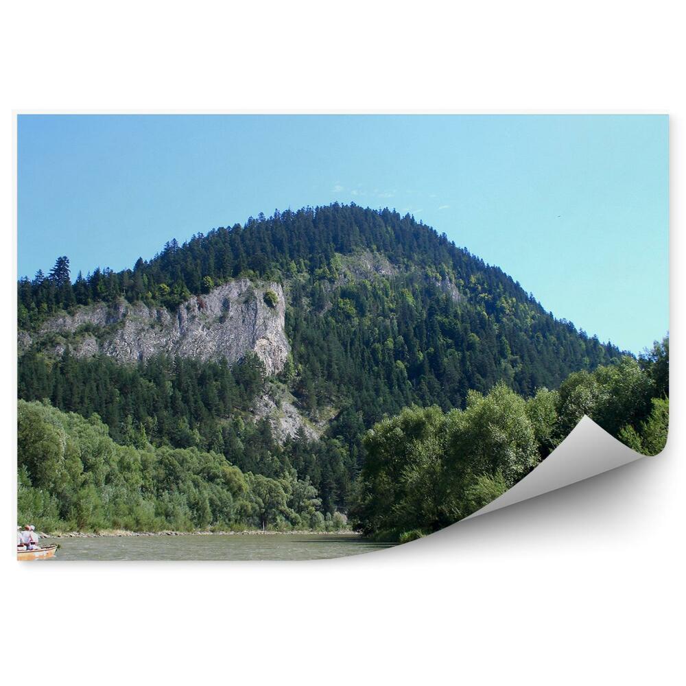 Okleina na ścianę Góry drzewa natury dunajec pieniny flisacy