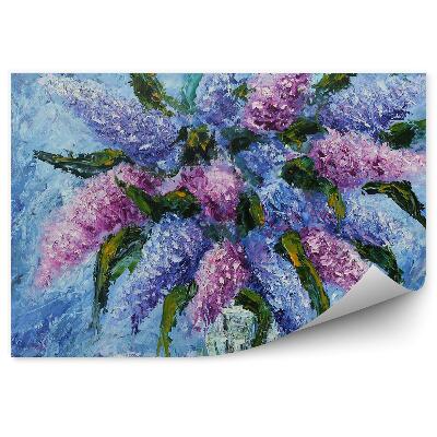 Okleina ścienna Bukiet bzu wazon martwa natura obraz