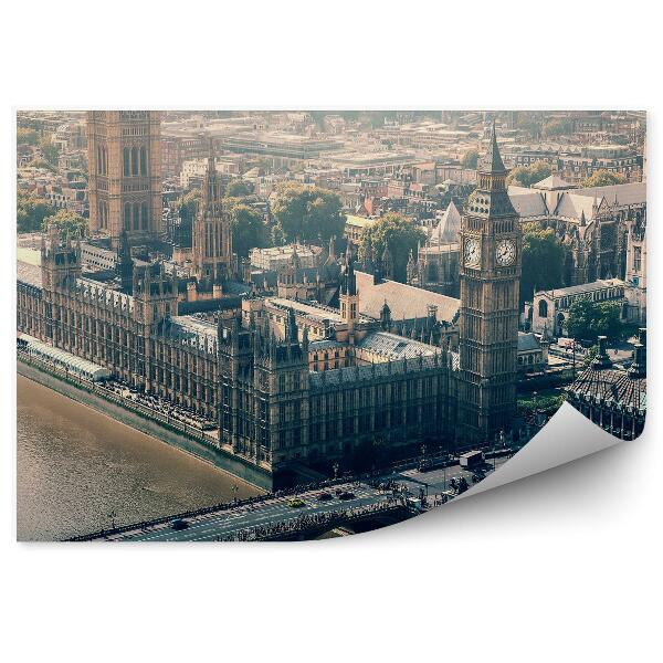 Fototapeta Westminster Pałac Big Ben most tamiza Londyn