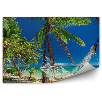 Fototapeta na ścianę Pusty hamak w cieniu palm