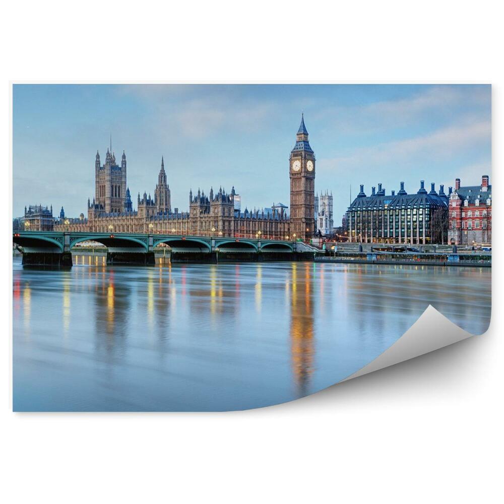 Fototapeta Londyn big ben i parlament anglia wielka brytania