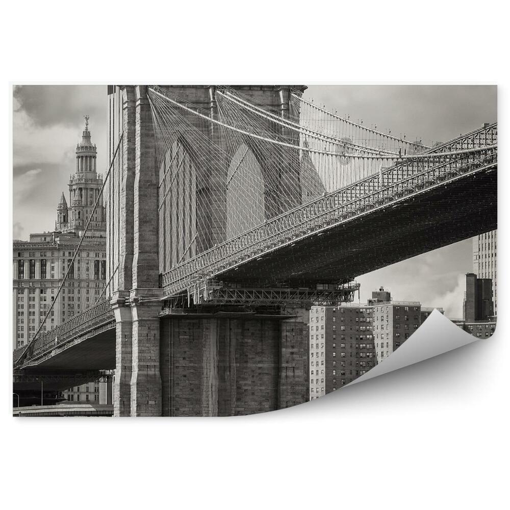 Okleina na ścianę Manhattan miasto słynny most
