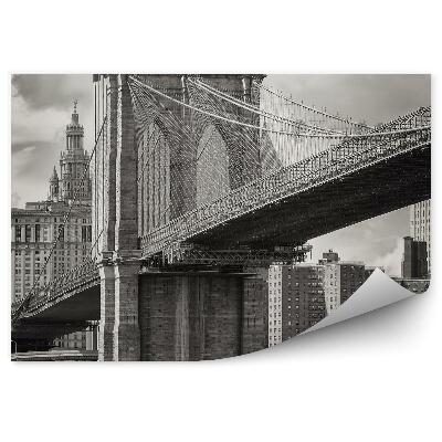 Okleina na ścianę Manhattan miasto słynny most