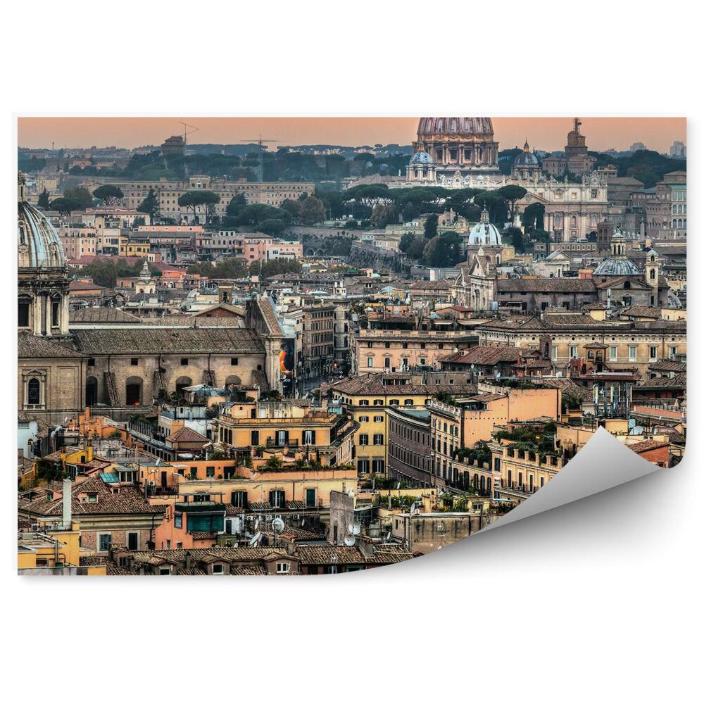 Fototapeta Rzym panorama miasta budynki architektura