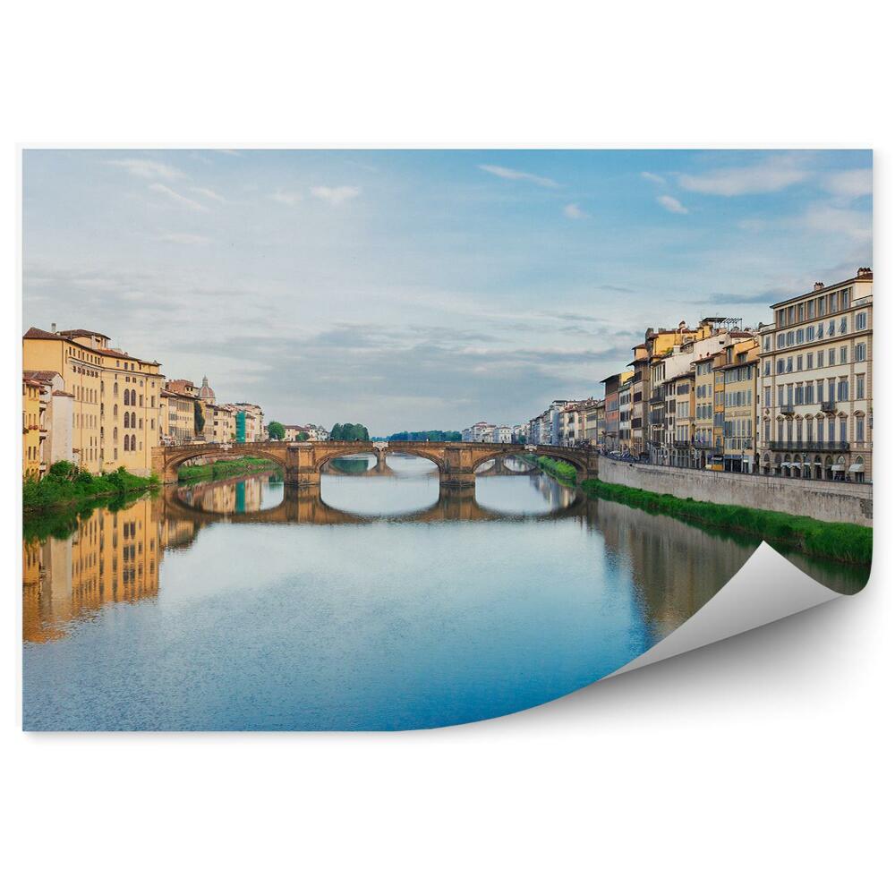 Fototapeta Stare Miasto rzeki Arno most Trójcy Świętej Florencja
