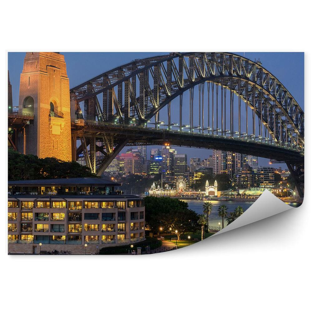 Fototapeta samoprzylepna Sydney australia zmierzch most architektura