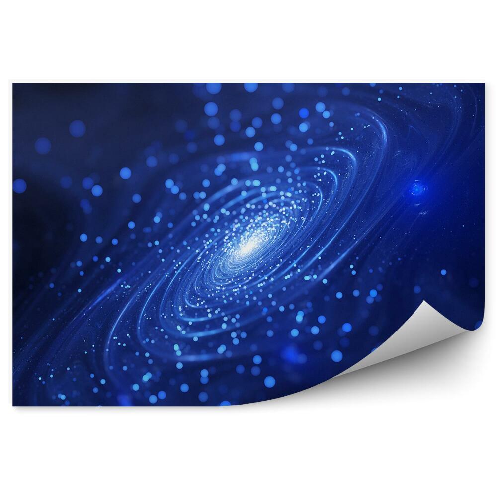 Fototapeta Galaktyka spiralna fraktalna punkty