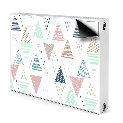 Magnes na grzejnik Rysowane trójkąty